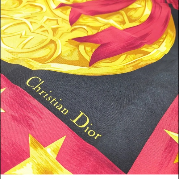 Stunning Christian Dior Vintage scarf silk - Picture 7 of 9